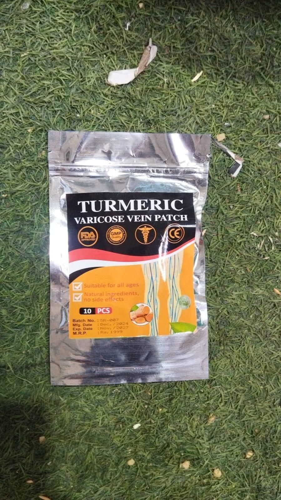Turmeric Instant Relief Varicose Vein Patches- Pack of 20