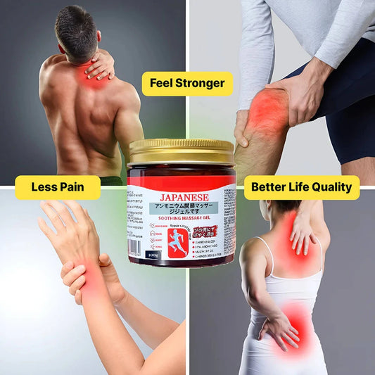Premium Japanese Instant Pain Relief Soothing Massage Gel (BUY 1 GET 1 FREE)